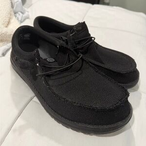 Hey Dude Black Men's Slip-On Loafers
